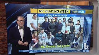 Nevada Reading Week shout-out to Paul Culley Elementary School