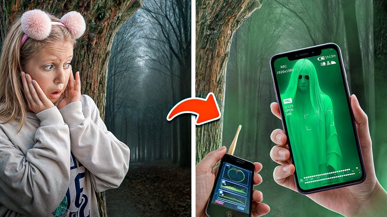 Амелка комуницира са Духом користећи свој телефон! | Изазов за Пријатеље!