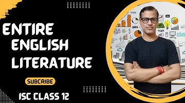 Entire English Literature One Shot | English Literature ISC Class 12 Commerce | @star_commerce​