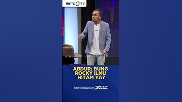 Rocky Gerung Tidak Punya Ijazah Tapi Mengajar Filsafat Sampai S3 #shorts