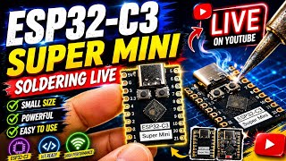 The SMALLEST ESP32 Board 🔥🔥 | Getting Started with XIAO ESP32 C3 | ESP32 Projects