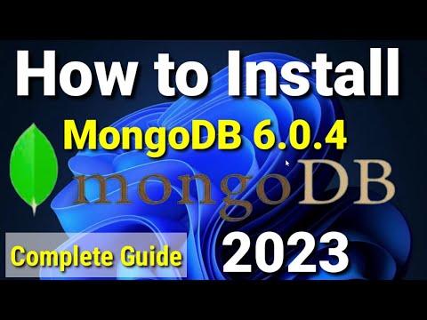 How to install MongoDB 6.0.4 on Windows 10 | Install MongoDB 6.0.4 & Mongo Shell | MongoDB Tutorial