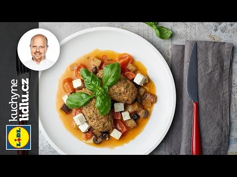 Kofta s olivami, rajčaty a bazalkou – Roman Paulus – RECEPTY KUCHYNE LIDLU