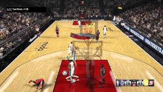 NBA 2K15 MyTeam - LeBron ROLLED UP Jeremy Lin with his dunk!