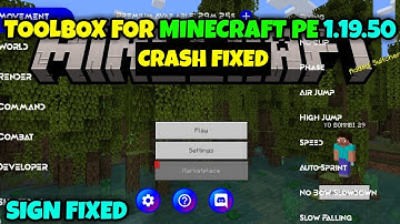 Toolbox For 1.19.50 Mcpe Sign In Fixed | No Ads | Sign In Fixed in 1.19 + Toolbox