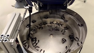 Automation to feed, count and stack plastic clips on a cartridge bar