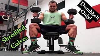 Intense Tabata Dumbbell Calf Workout (HIIT)