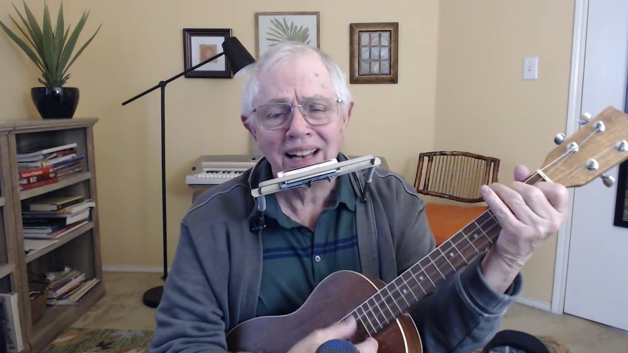 Come on up to the House -- Tom Waits --  Baritone Uke & Harmonica Cover