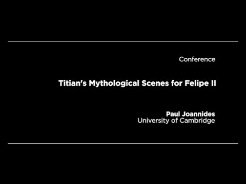 Conferencia: Titian's Mythological Scenes for Felipe II