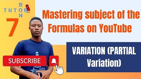 Partial Variation in Math Formulas: Simplified Concepts and Examples (2023 Guide)|| BON TUTOR