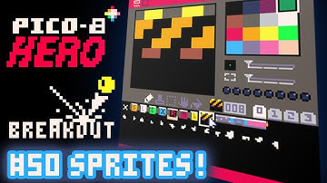 Breakout #50 - Sprites! - Pico-8 Hero