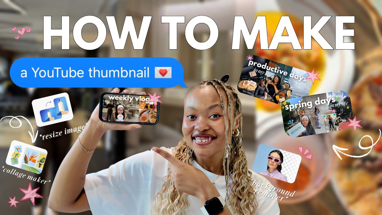 How To Make An Aesthetic YouTube Thumbnail with ⁠@AdobeExpress 🎨[a