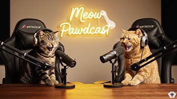 Two Cats Hilariously Judge Human Behavior on Mic🎙️ | Funny Ai Cat Podcast