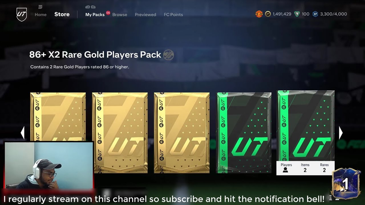 6x 84+  Player Packs during Future Stars & Fantasy Promo! EA FC 24