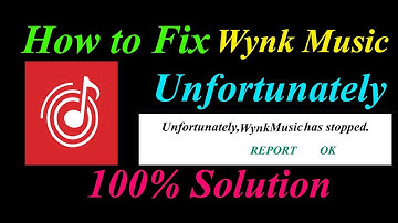 How to fix Wynk Music  App Unfortunately Has Stopped Solution - Wynk Music   Stopped Problem