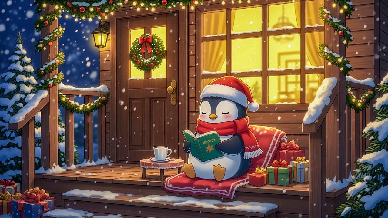 Pipo’s Cozy Winter Reading Time 📚❄️ ~ Gentle Lofi for Quiet Moments ~ Peaceful Beats for Study
