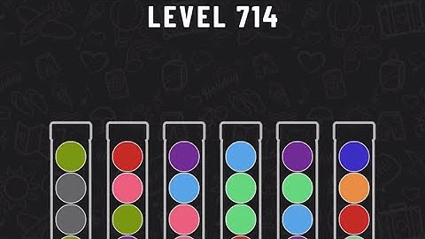 Ball Sort Puzzle Level 714 #ballsortpuzzle #ballsortpuzzlegameplay #puzzlegame #mobilegames