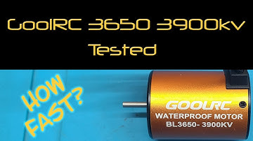 GoolRC Motor Testing