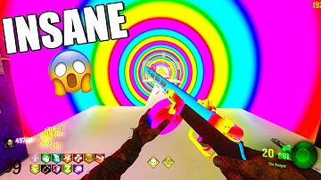 DEMOLISHING The INSANE Rainbow Tower Custom Zombie Map (Black Ops 3)