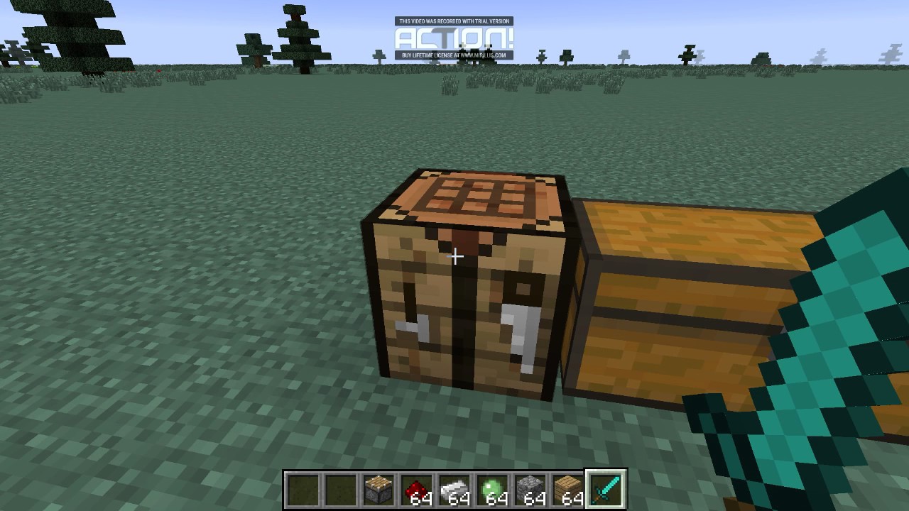 Minecraft how to craft a PISTON and STICKY PISTON YouTube