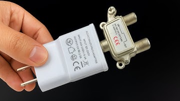 Just connect a SPLITTER to a PHONE CHARGER – You’ll Never Believe This Signal Trick! 📡