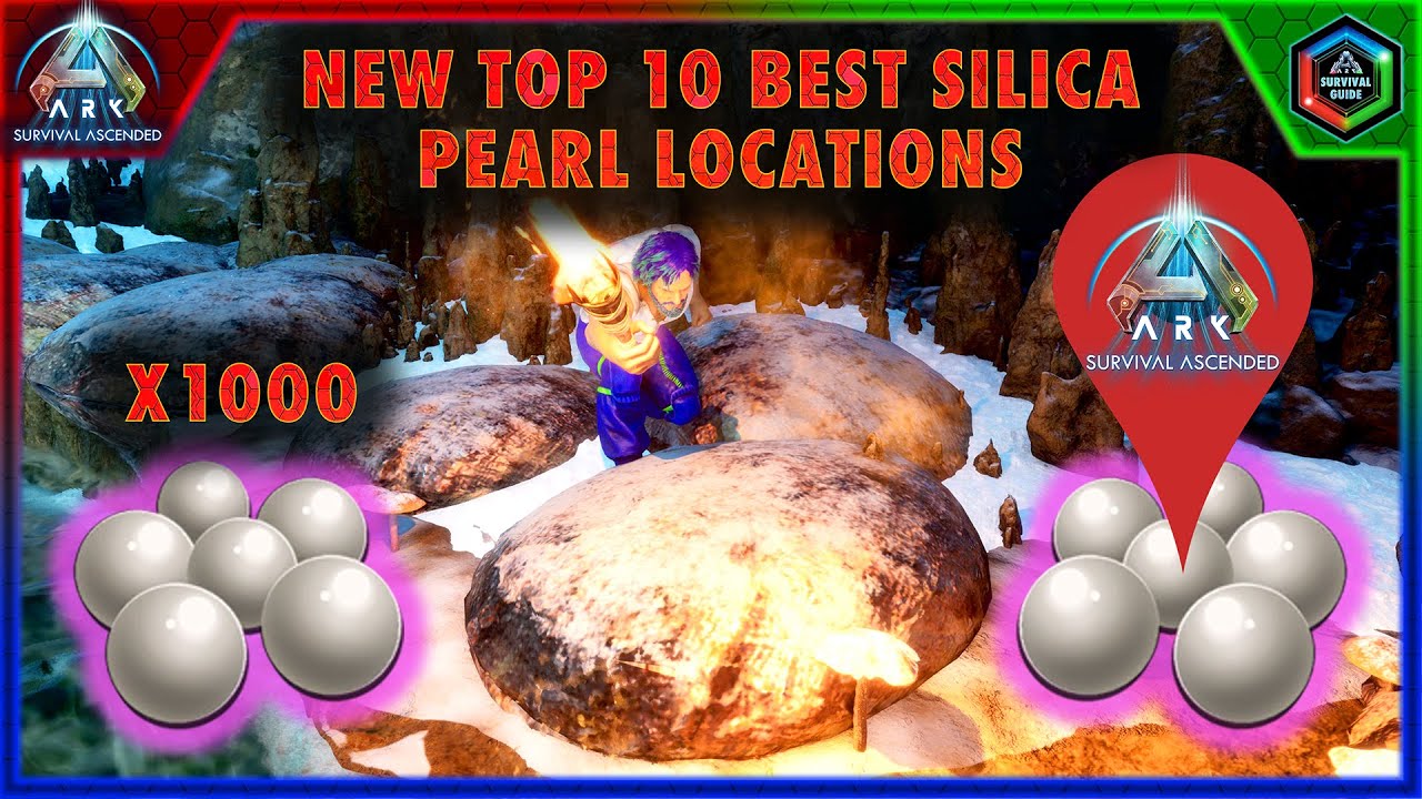 The Top 10 Best Silica Pearl Locations on Ark Survival Ascended - YouTube