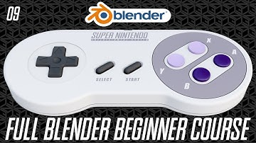 Blender Course | Snes Controller | 09: The Controller Materials