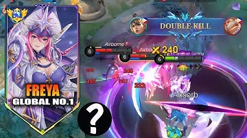 SECRET BUILD FOR FREYA TO EASY WIN??! ( MUST WATCH ) FREYA BEST BUILD 2025 - MLBB