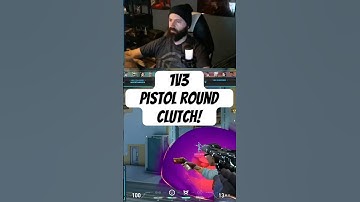 1v3 Pistol Round Clutch! #evoxlr on #Twitch