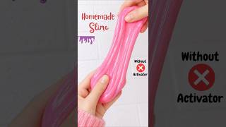 Homemade Slime🪼💦 without Activator#how#squishy  #diy#craft#shorts#ytshorts #viralshort #shortfeed