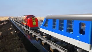 Lego Train Crashes & Derailments - Brick Rigs Crashes