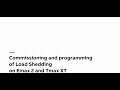 Commissioning and programming of Load Shedding on Emax 2 and Tmax XT