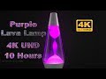 Purple Lava Lamp Party 10 Hours 4K UHD