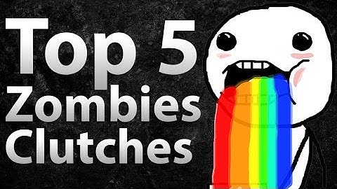 TOP 5 Clutches in Call of Duty Zombies - "Black Ops 2 Zombies", Black Ops & World at War
