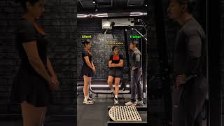 That introvert client😂🤣 #shorts #youtubeshorts #viral #viralshorts #gymshorts #funnygymshorts