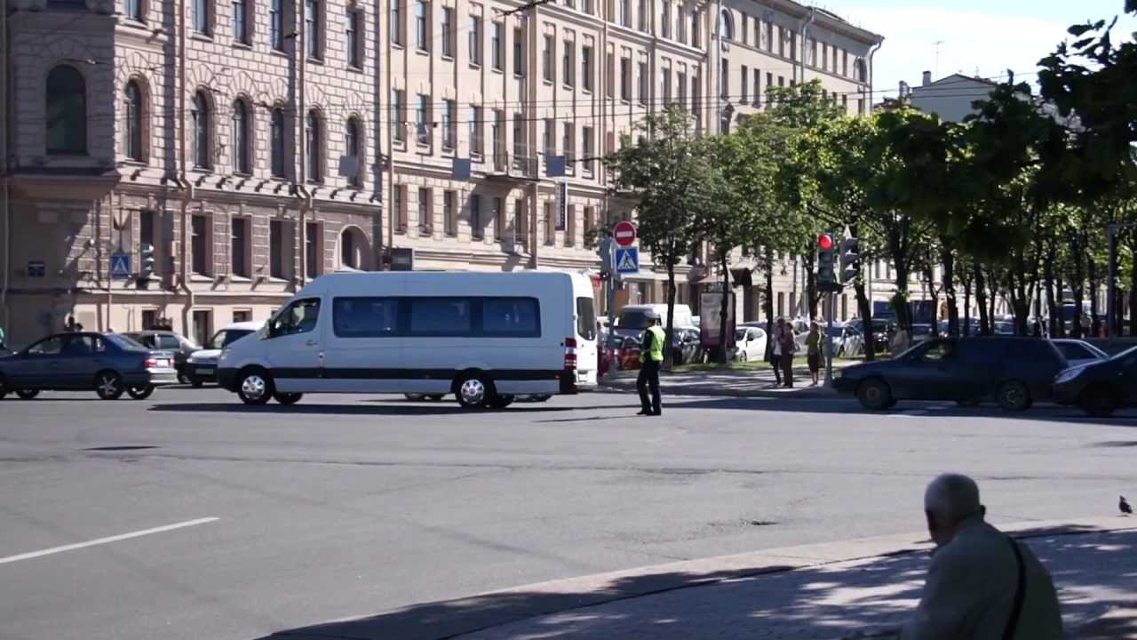 St Petersburg traffic dance YouTube
