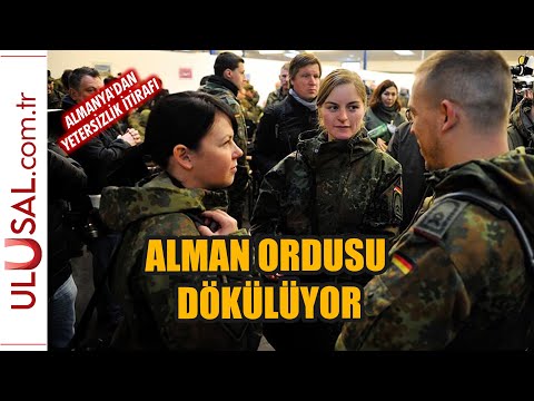 Almanya'dan yetersizlik itirafı: Alman ordusu dökülüyor