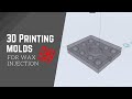 3D Printing for Jewellery… Backwards? - Printing a Mould and Heat Resistant Resin Moulding