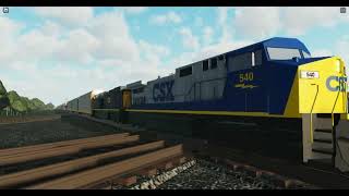 Chasing CSX Autorack Train