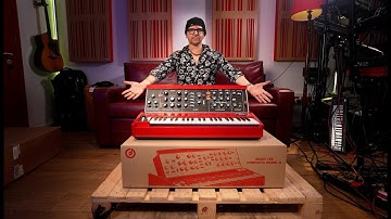 Insane Red Minimoog D Just Arrived 🎹 (Only 500 Made!)