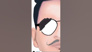 Digital Portrait process [ibispaint x] #shorts