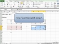 Matrix Math/Excel-1 - YouTube