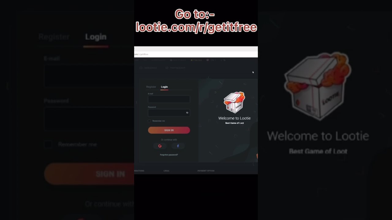 How to get a free mystery box/ lootie 