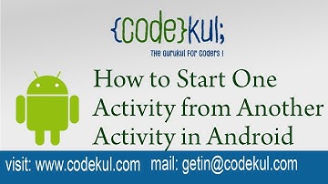 Android Tutorial 2019 - How to Start One Activity from Another Activity in Android