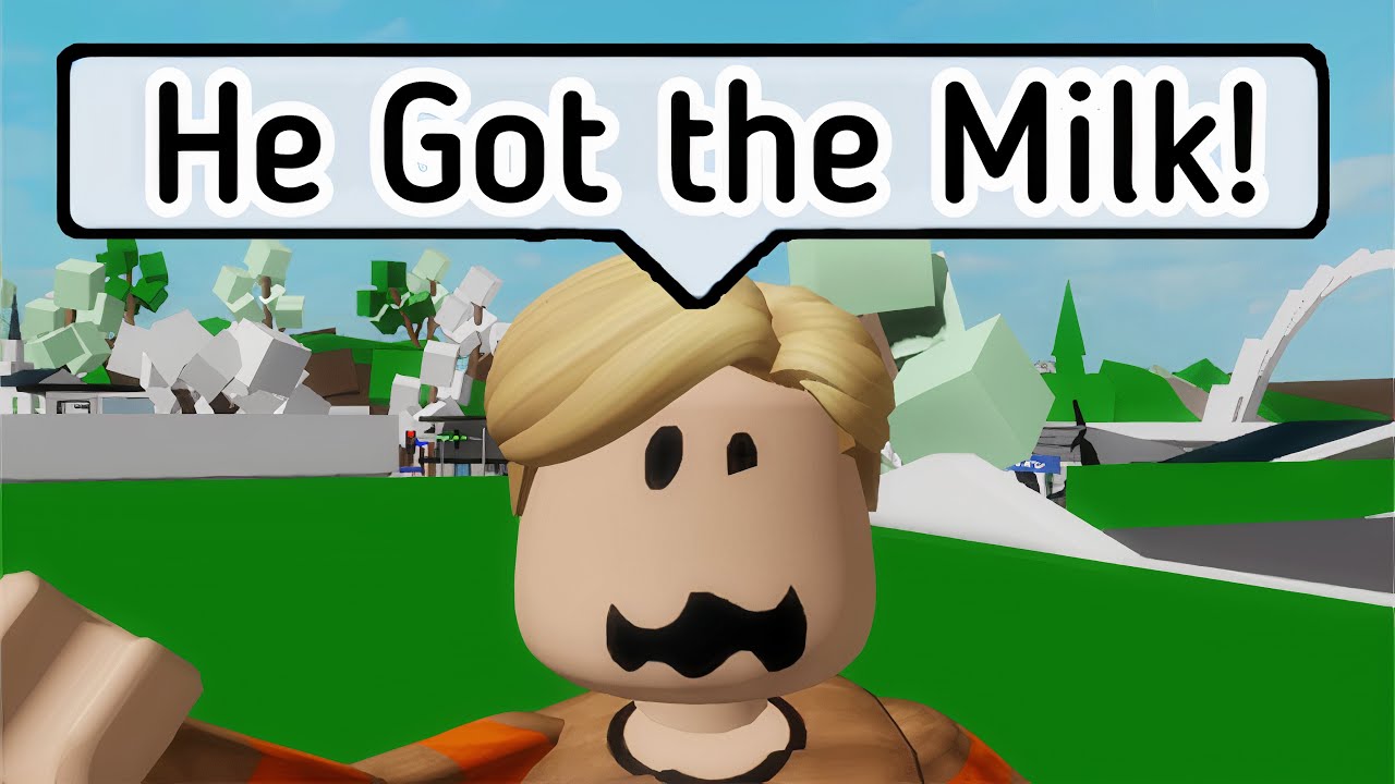 When Dad come back with the Milk (roblox Brookhaven 🏡rp) meme YouTube