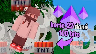 MINECRAFT pero cada DONACIÓN es una TNT