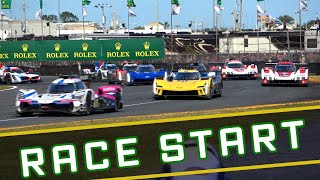 ROLEX 24 OF DAYTONA RACE START 2023