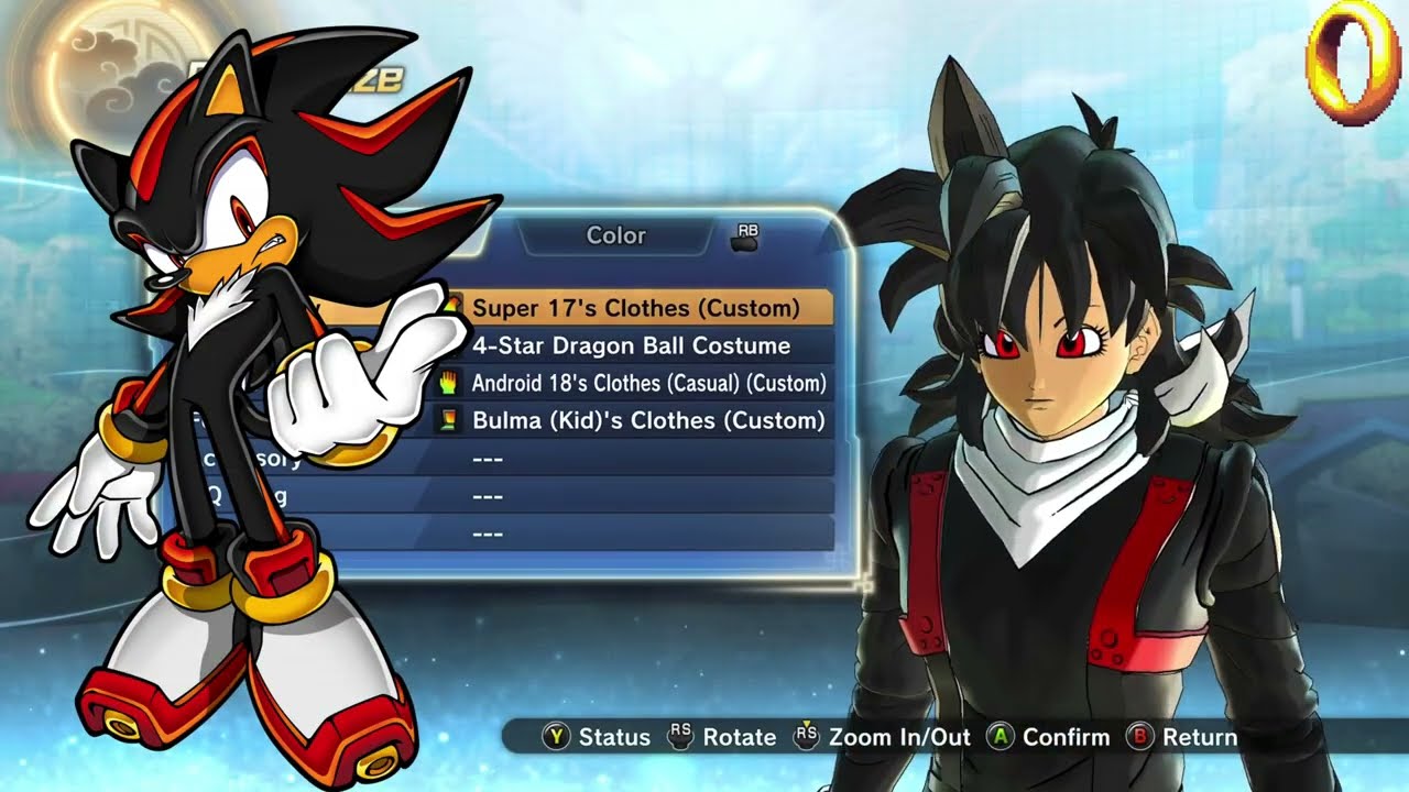 Dragon Ball Xenoverse 2 Sonic Characters Customization 