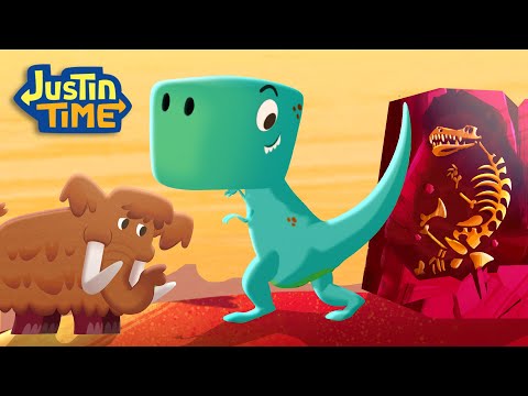 Dinosaurs & More! 🦖🌋 Justin Time 6 FULL EPISODES!