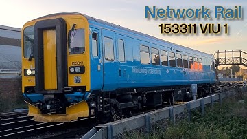 Network Rail Class 153 VIU 1 Test Train at Gillingham.